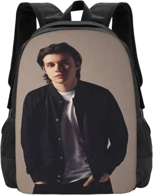 Nick Actors Robinson Backpack Laptop Computer Bag Double Shoulder Bags Casual Daypack for Travel Work Business Outdoor 15.6 Inch