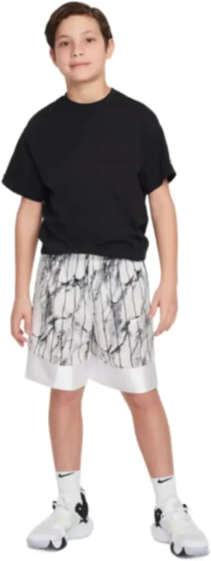 Nike Boys Elite Printed Loose Fit 8" Basketball Shorts