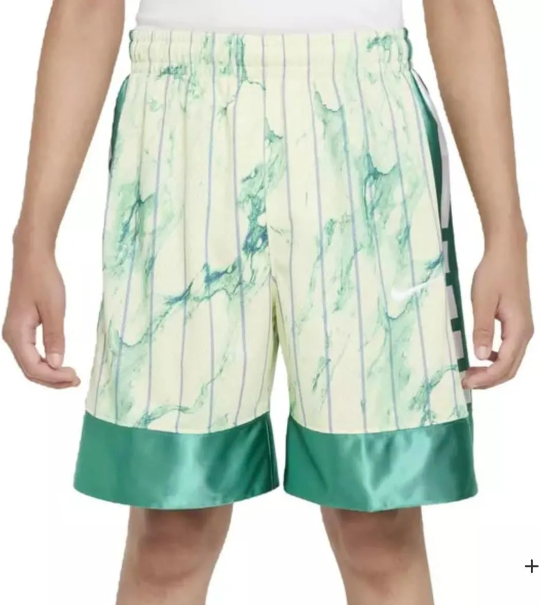 Nike Boys Elite Printed Loose Fit 8" Basketball Shorts