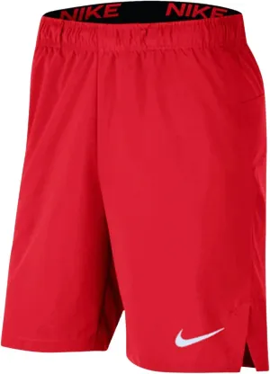 Nike Mens Flex Woven Shorts 2.0 No Pockets (Scarlet, X-Large)
