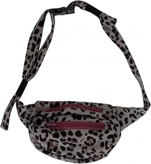 NOLITOY 1pc Leopard Pattern Waist Pouch Lightweight Female Fanny Pack for Travel Shopping and Daily Use Stylish Chest Bag for Keys Cards and Essentials Durable Material
