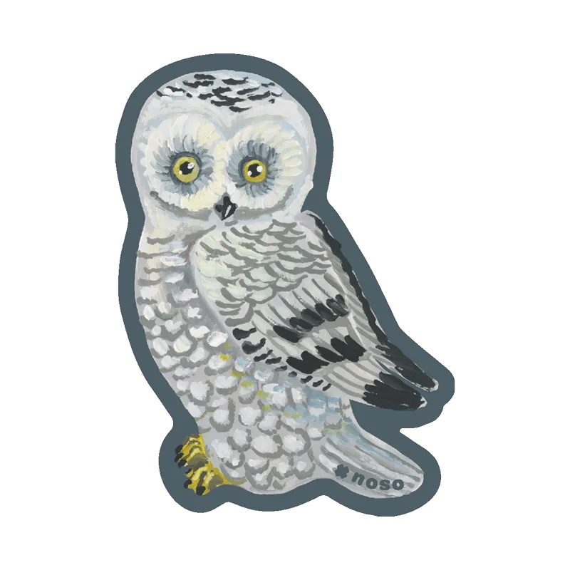 NOSO Repair Patch Snowy Owl Design