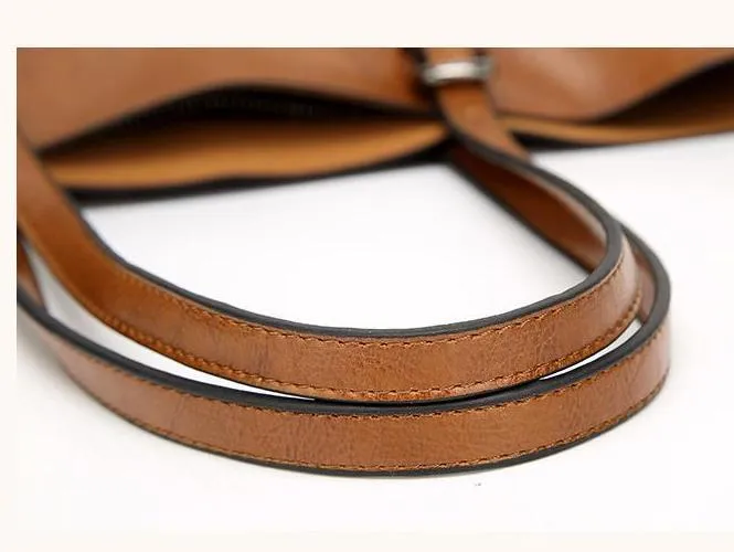 Oil Wax Leather Retro Vintage Style Crossbody Bag For Woman