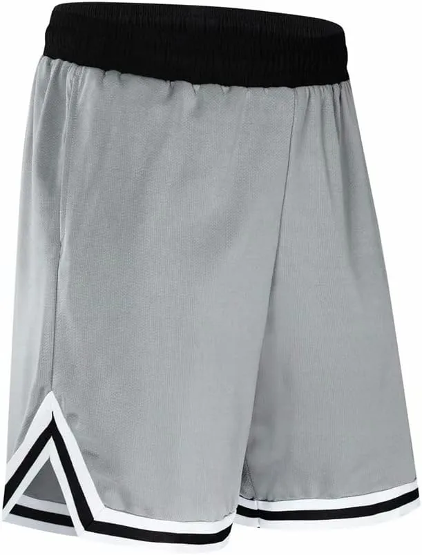 OPALOS 3 Pack Basketball Shorts for Men with Zipper Pockets,Active Athletic Shorts