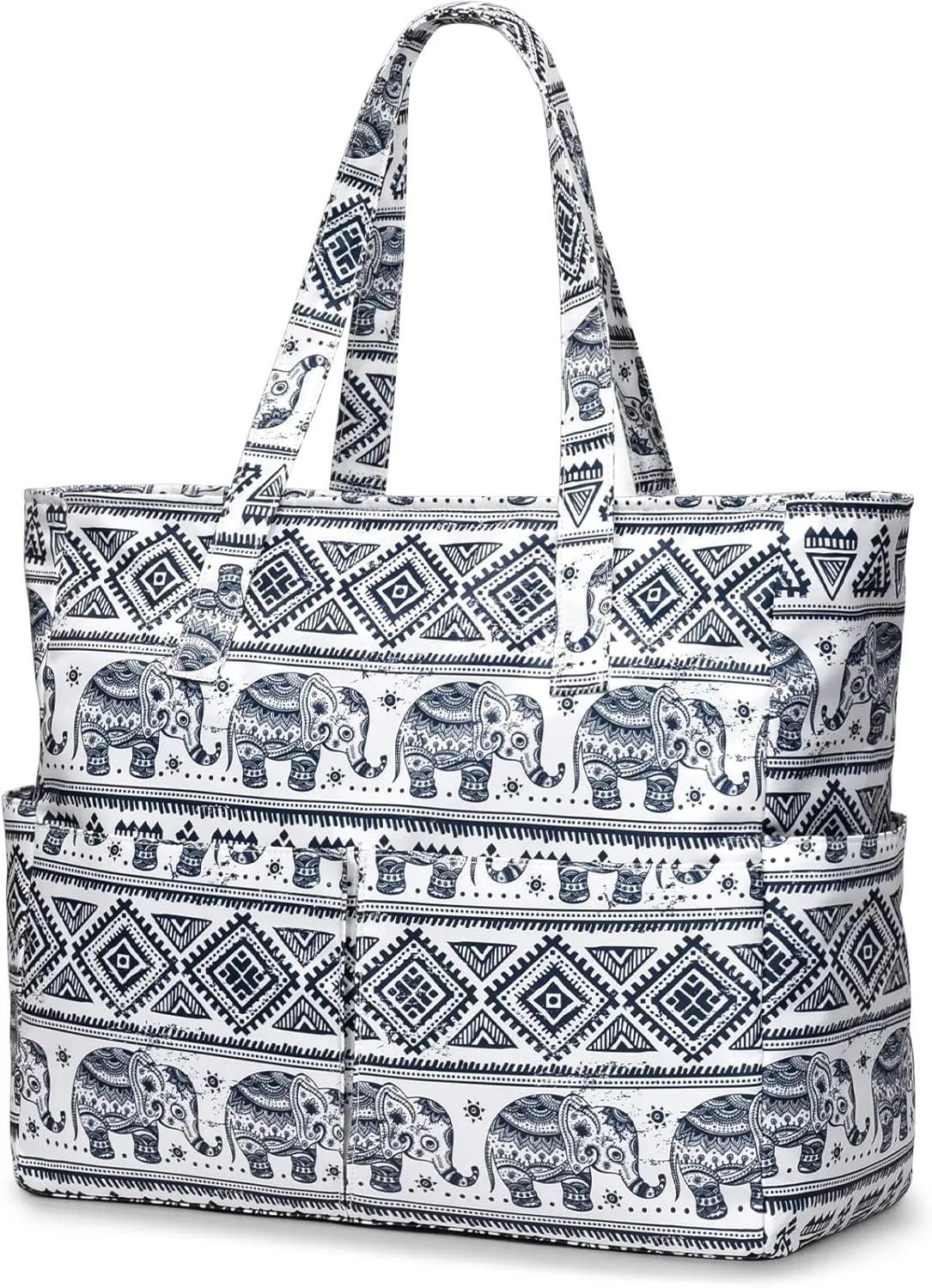 oscaurt Beach Bags for Women Large Waterproof Sandproof Beach Tote Swim Pool Bag with Zipper for Travel Vacation Essentials