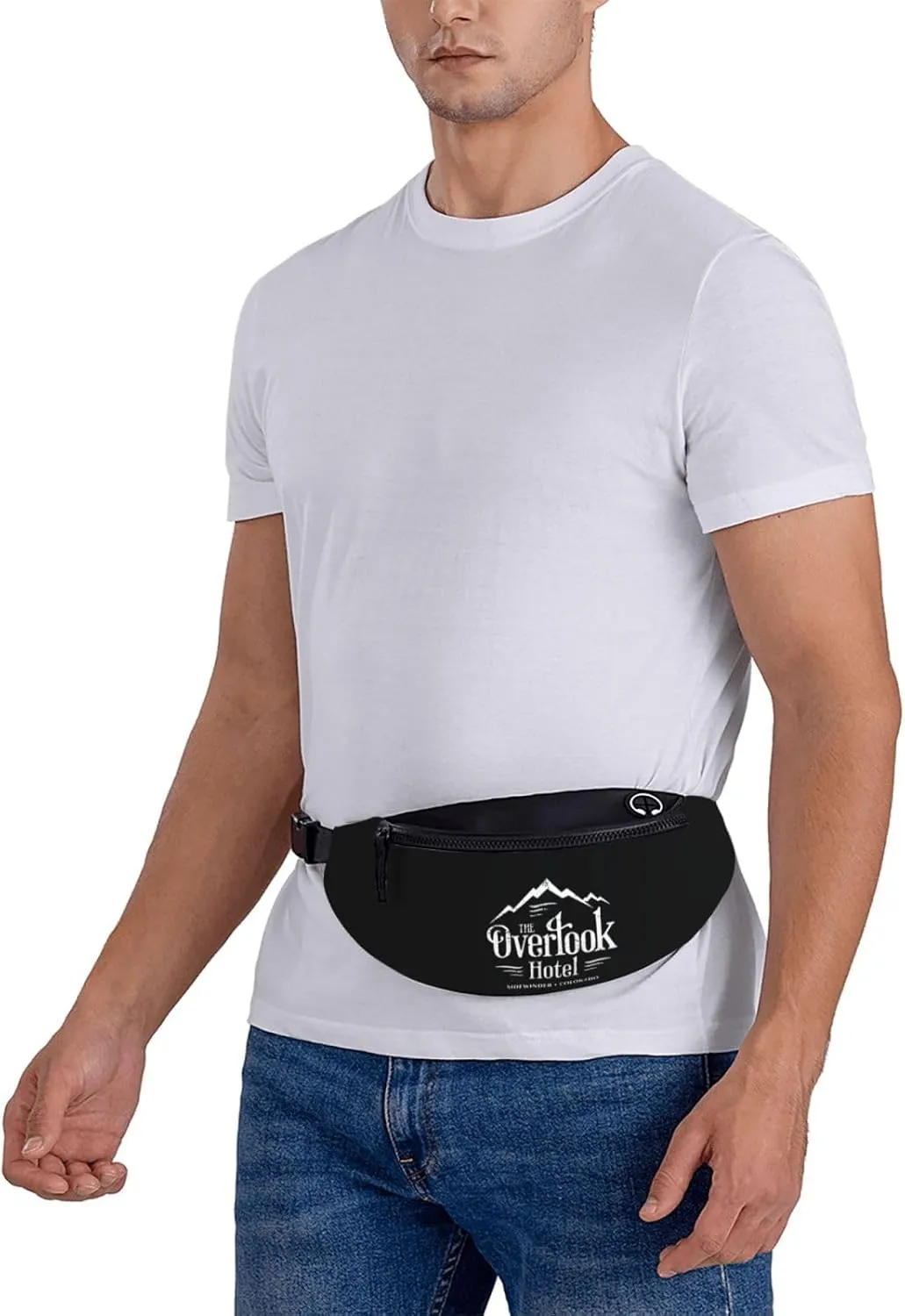 Overlook Hotel Unisex Adjustable Leisure Waist Bag Outdoor Sports Running Waist Bag Business Travel Mobile Phone Bag