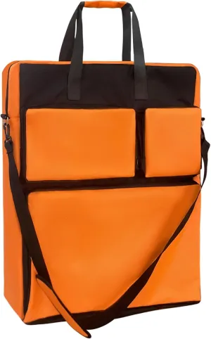 Padded Utility Solar Panel Bag,for Jackery 100 watt Solar Panel,Double Layer Design, Can Hold 2 Battery Panels,Orange