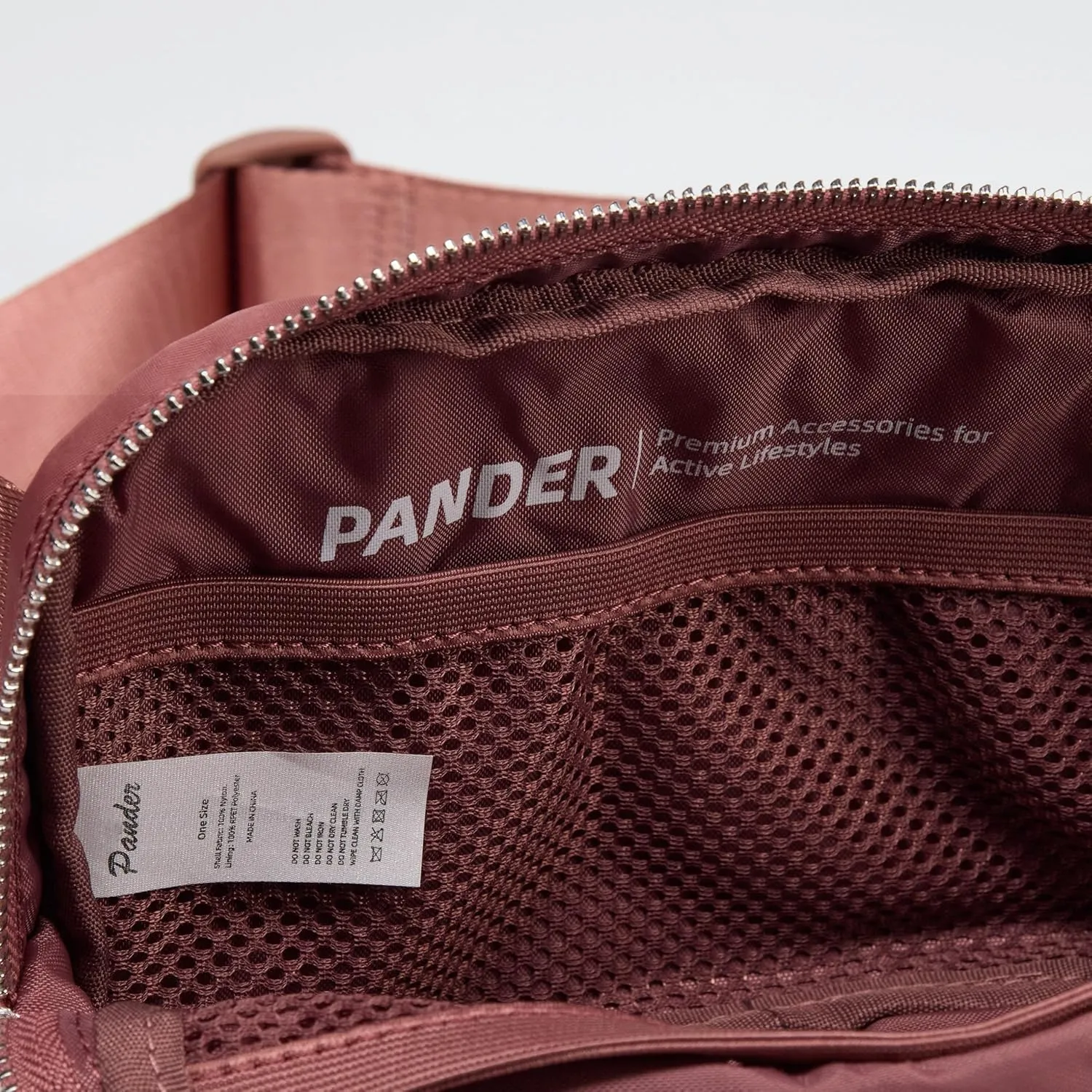 Pander Everywhere Belt Bag for Women, Fashion Waist Packs, Crossbody Bags with Adjustable Strap (Mauve).