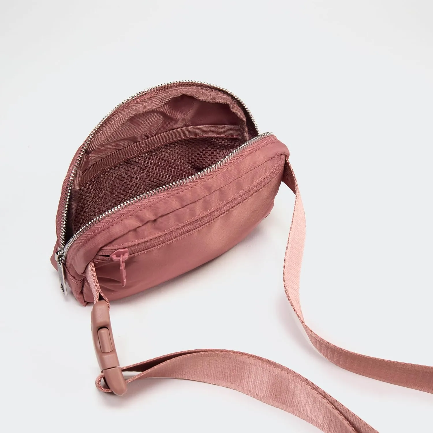Pander Everywhere Belt Bag for Women, Fashion Waist Packs, Crossbody Bags with Adjustable Strap (Mauve).