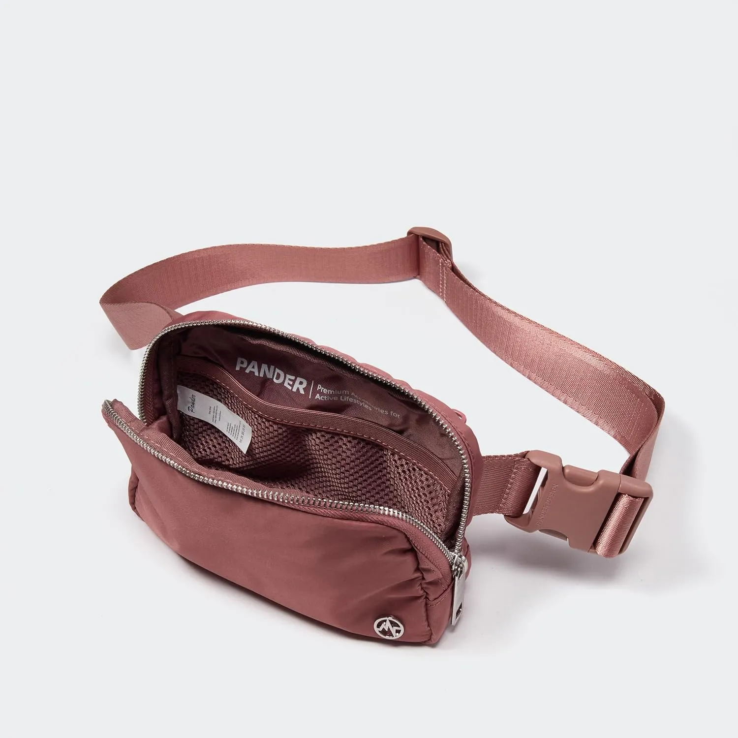Pander Everywhere Belt Bag for Women, Fashion Waist Packs, Crossbody Bags with Adjustable Strap (Mauve).