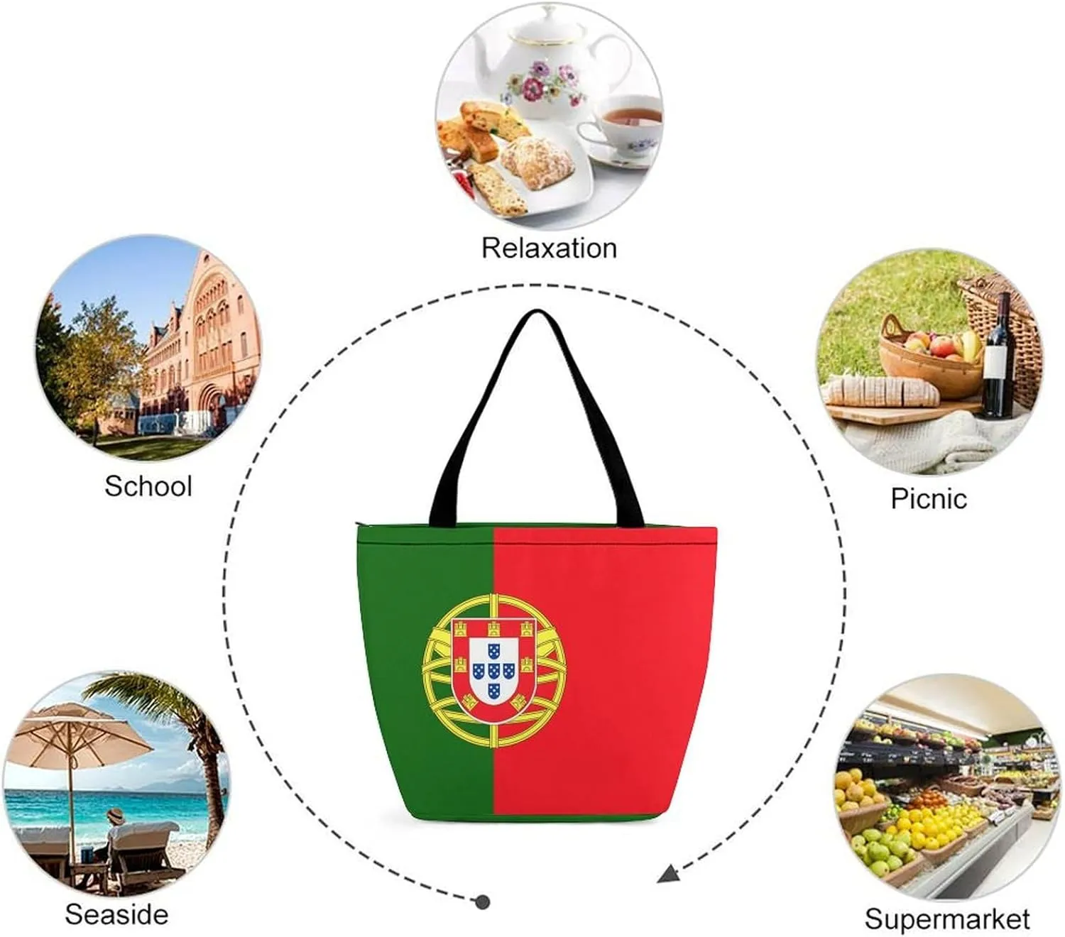 Papua New Guinea Flag Women's Large Hobo Handbag Stylish Design for Work and Play
