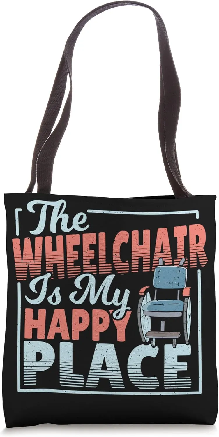 Paraplegic Design for an Amputation Survivor Tote Bag