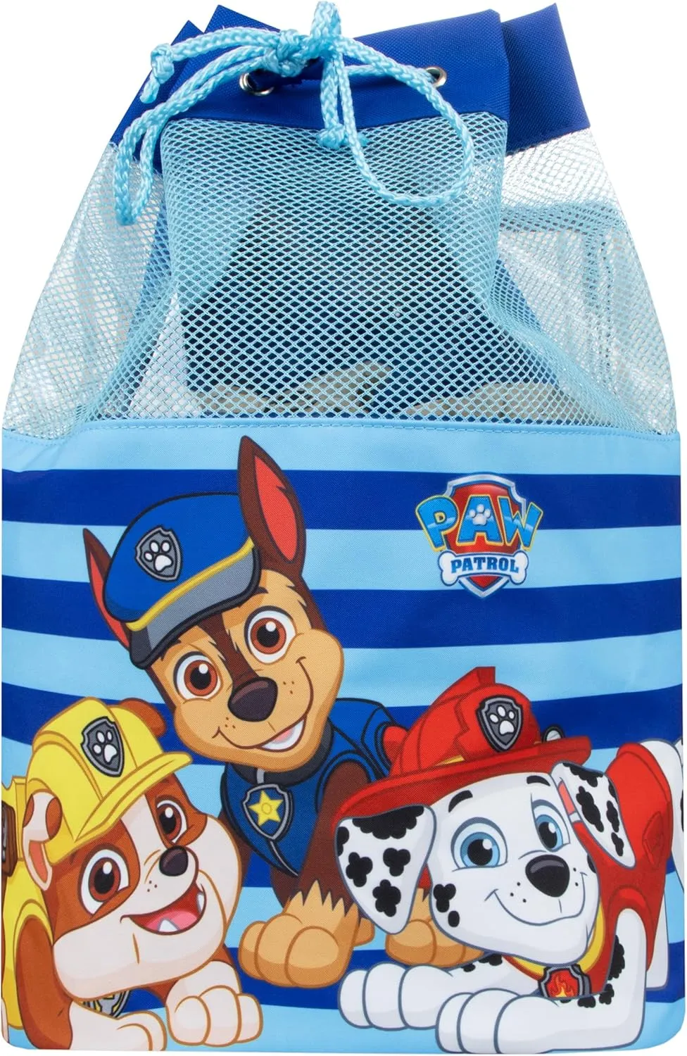 Paw Patrol Bag | Boys Swimming Bag | Chase And Marshall Childrens Swim Bag | One Size | Blue