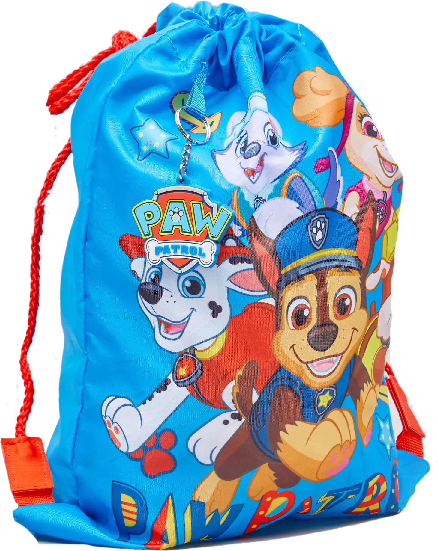 Paw Patrol Drawstring Trainer Bag with Keyring