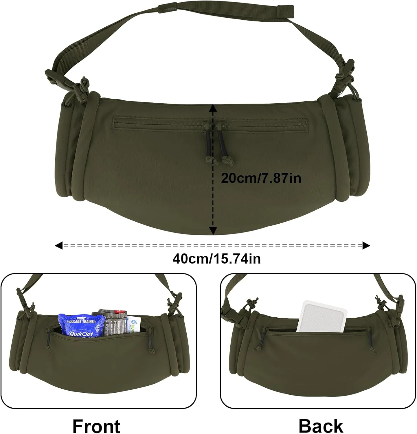 PETAC GEAR Tactical Hand Warmer,Portable Drop Hanger Waist Handwarmer Pouch for Hunting Golf Camping Fishing, Hiking, Football Winter Outdoor Field Survival.