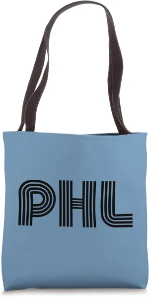 PHL Philadelphia PA Retro Design Tote Bag