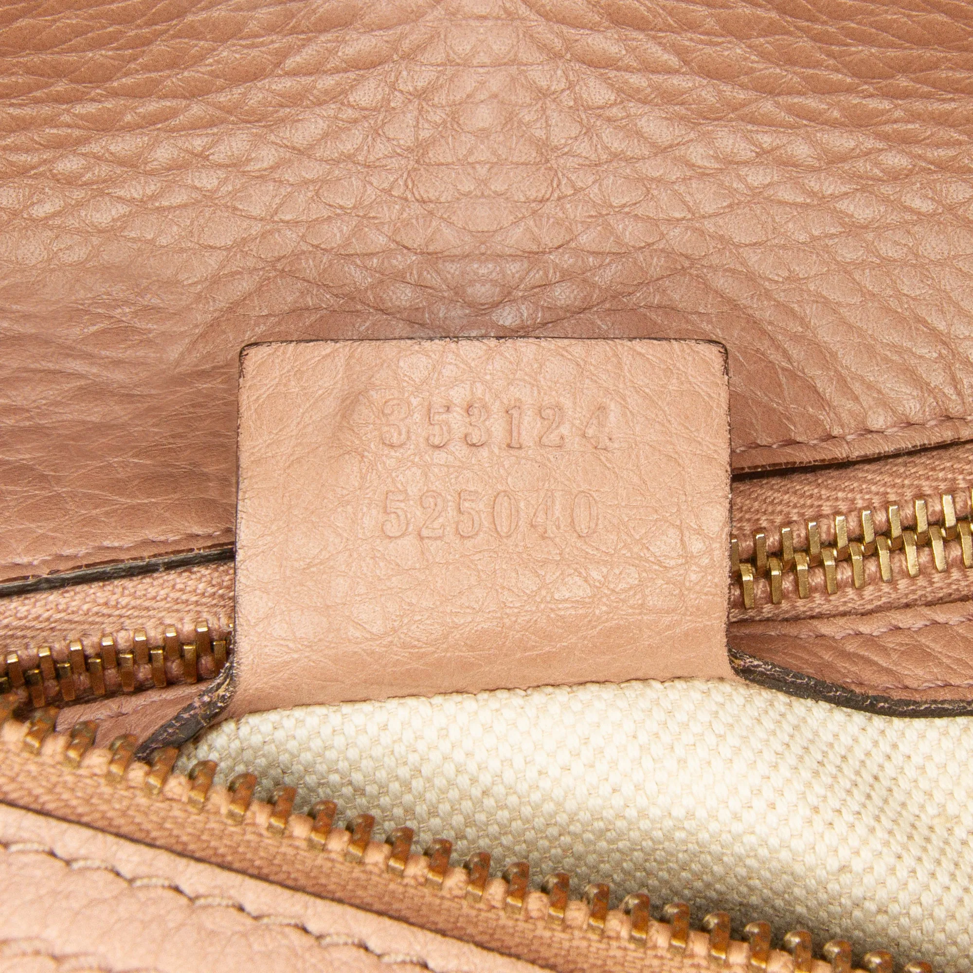 Pink Gucci Calfskin Bamboo Shopper Boston Bag Satchel