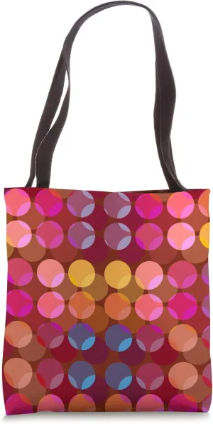 Pink Polka Dot Design Tote Bag