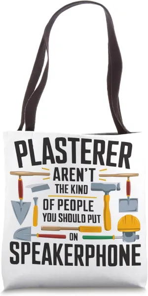 Plasterer Trowel Job Profession Plaster Construction Worker Tote Bag
