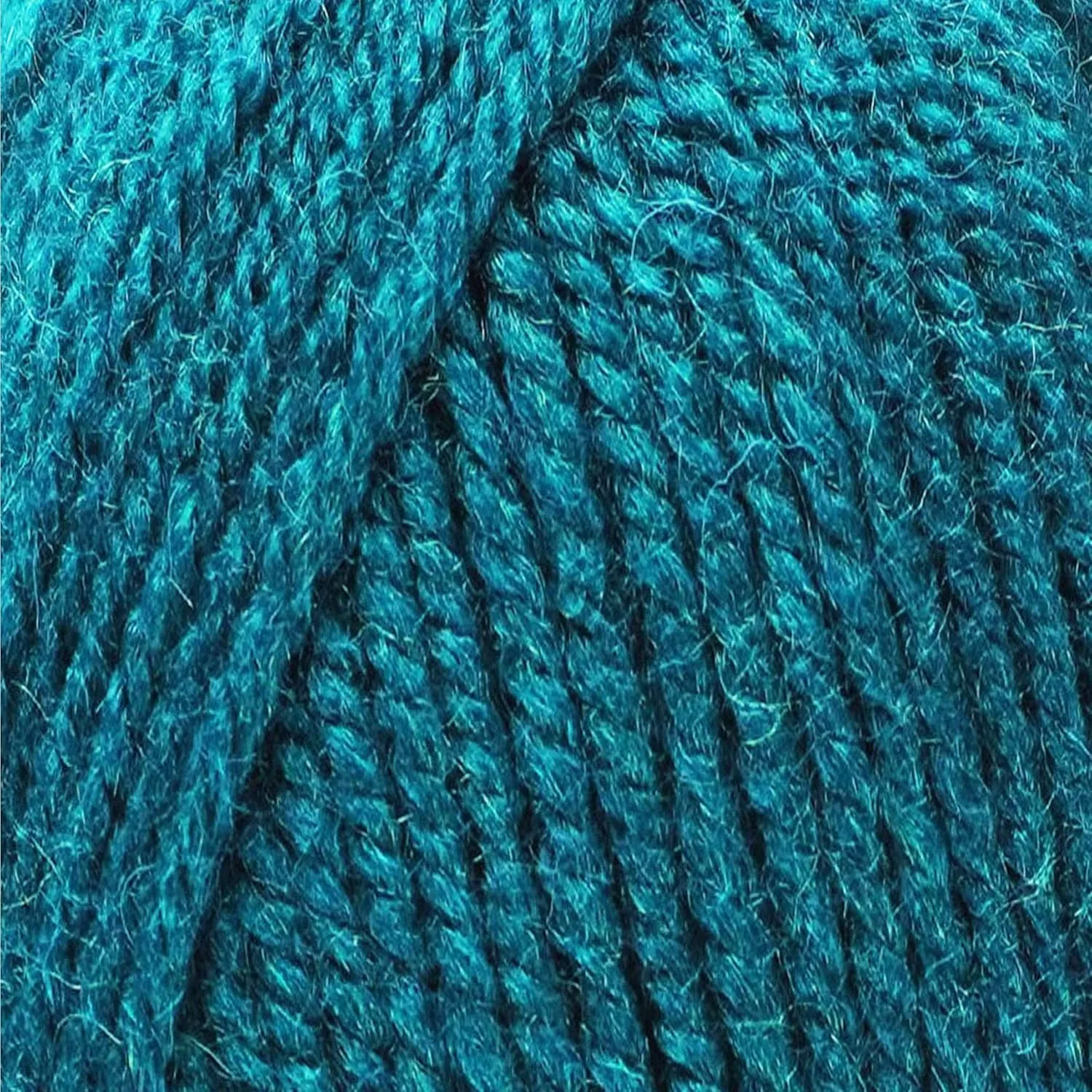 Plymouth Yarn for Knitting Encore Worsted Teal Topaz 0157, 5-Skeins (Same Dyelot, Total: 500 gr, 1000 yds), Medium Weight #4, 75% Acrylic/25% Wool Blend, with Project Bag