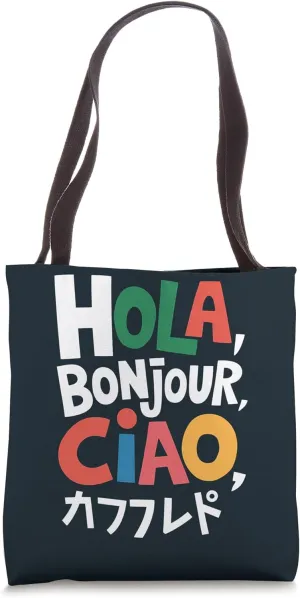 Polyglot Design Language Lover Tote Bag