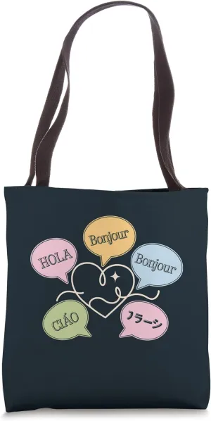 Polyglot Design Language Lover Tote Bag