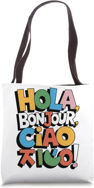 Polyglot Design Language Lover Tote Bag