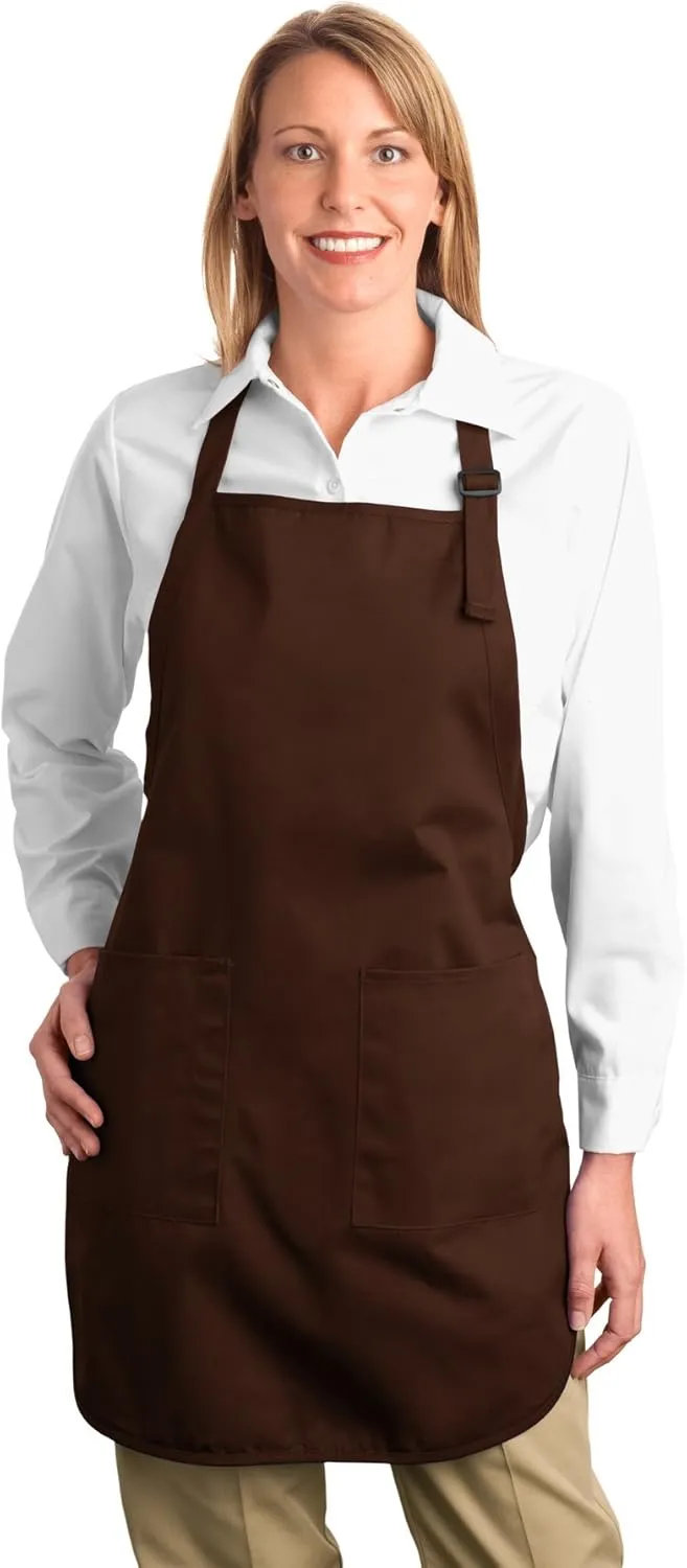 Port Authority Full-Length Apron with Pockets A500