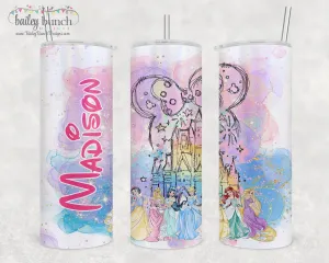 PRINCESS Shimmer Glitter Tumbler TUMBLERPRINCESS0520