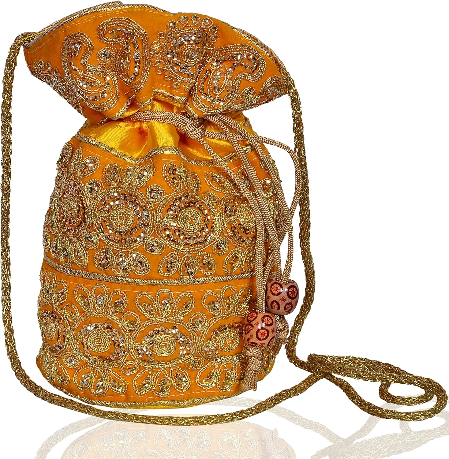 Purpledip Potli Bags Drawstring Purse (Potli01$)