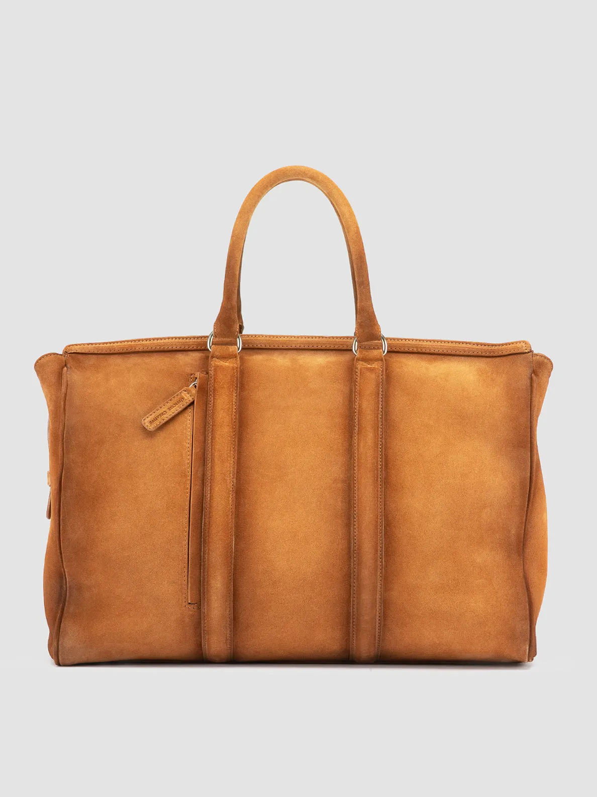 QUENTIN 009 - Brown Suede Bag
