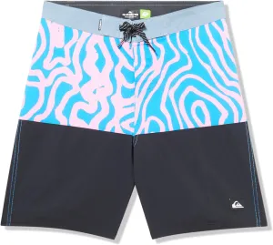 Quiksilver Boys Surfsilk Straight Leg 17 Boardshort Swim Trunk