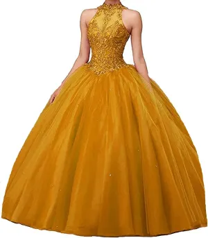 QXMYOO Ball Gown Quinceanera Dresses Sweet 16 Prom Party Princess Dress for Teens
