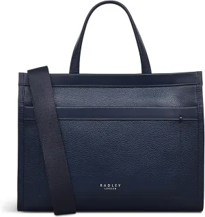 RADLEY London Alba Place Women's Small Leather Ziptop Satchel Bag