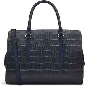 RADLEY London Angel Lane Faux Crocodile Women's Medium Leather Ziptop Satchel Bag