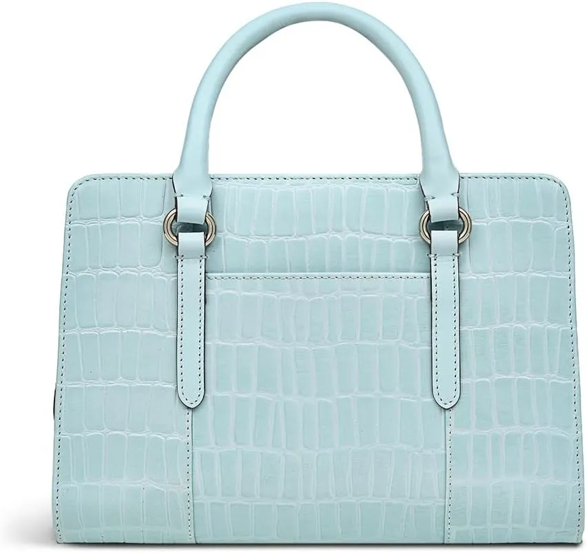 RADLEY London Angel Lane Faux Crocodile Women's Small Leather Ziptop Satchel Bag