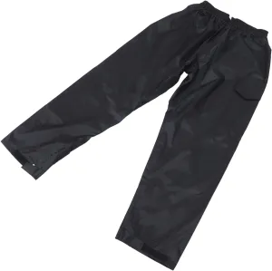 Rainproof Pants Breathable Double Trousers for Adults for Cycling Hiking and Outdoor Activities Design Pocket Black