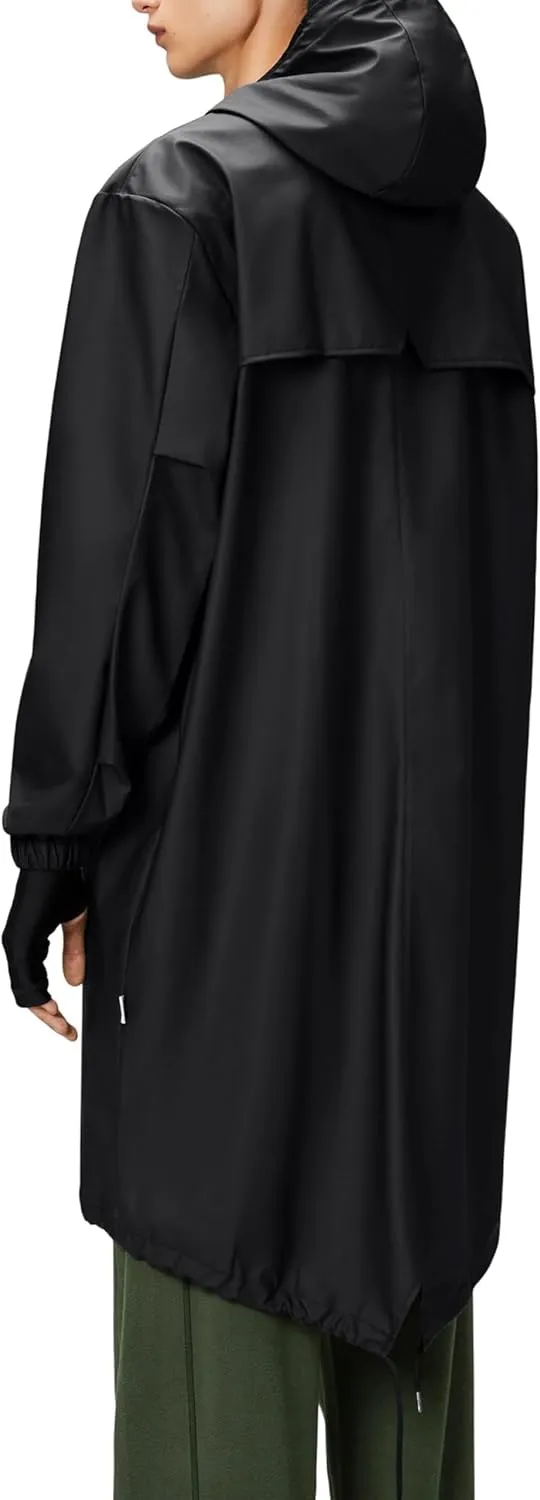 RAINS Fishtail Parka Coat for Men and Women - Waterproof jacket with Elasticated cuffs