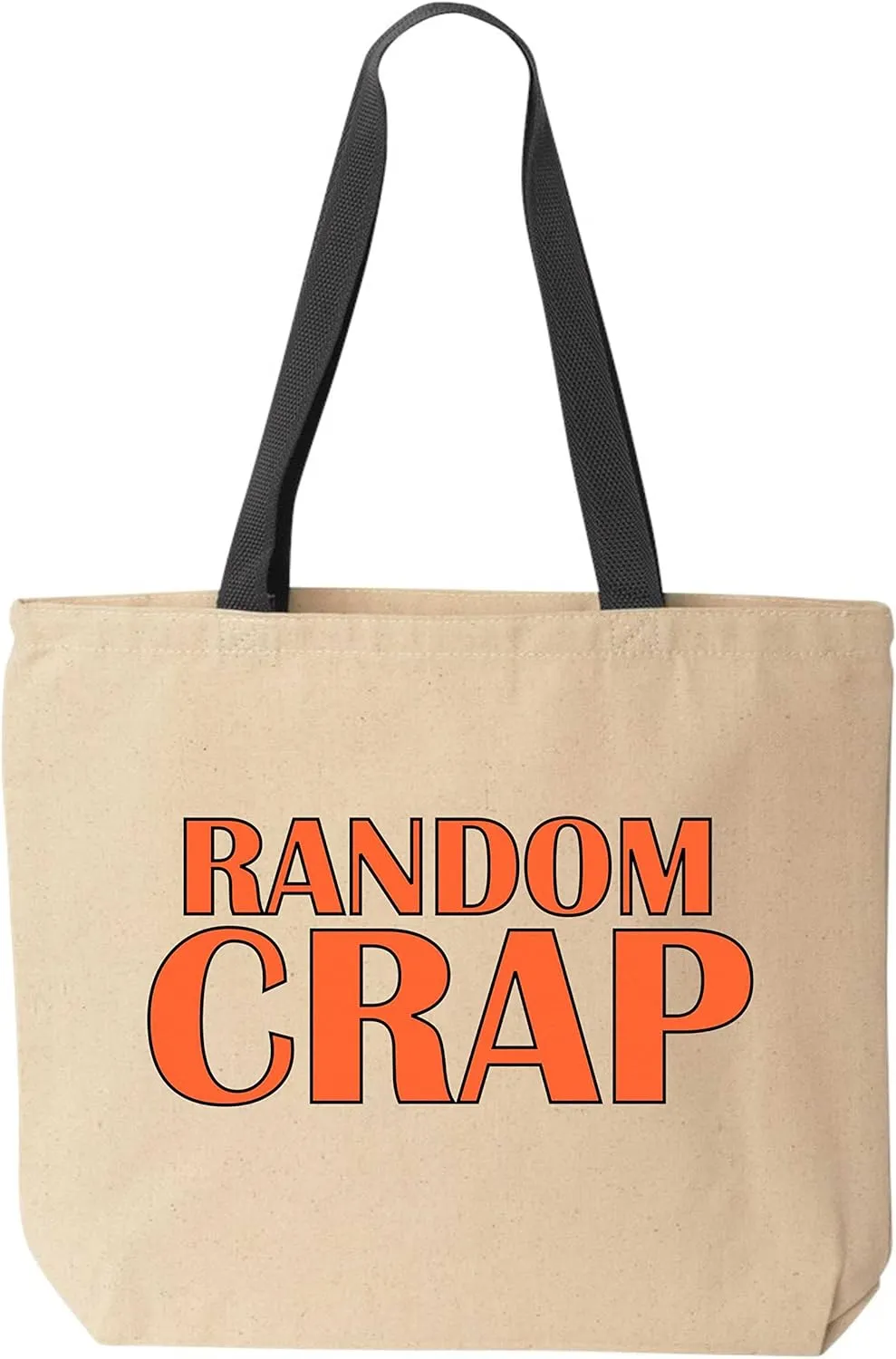 Random Crap Funny Tote Bag Reusable Cotton Canvas Unique Gift For Every Occasion