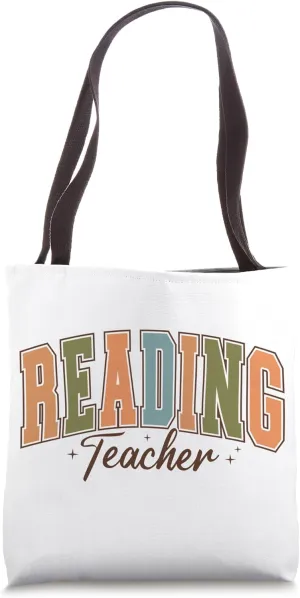 Reading Teacher Motivational Design Tote Bag