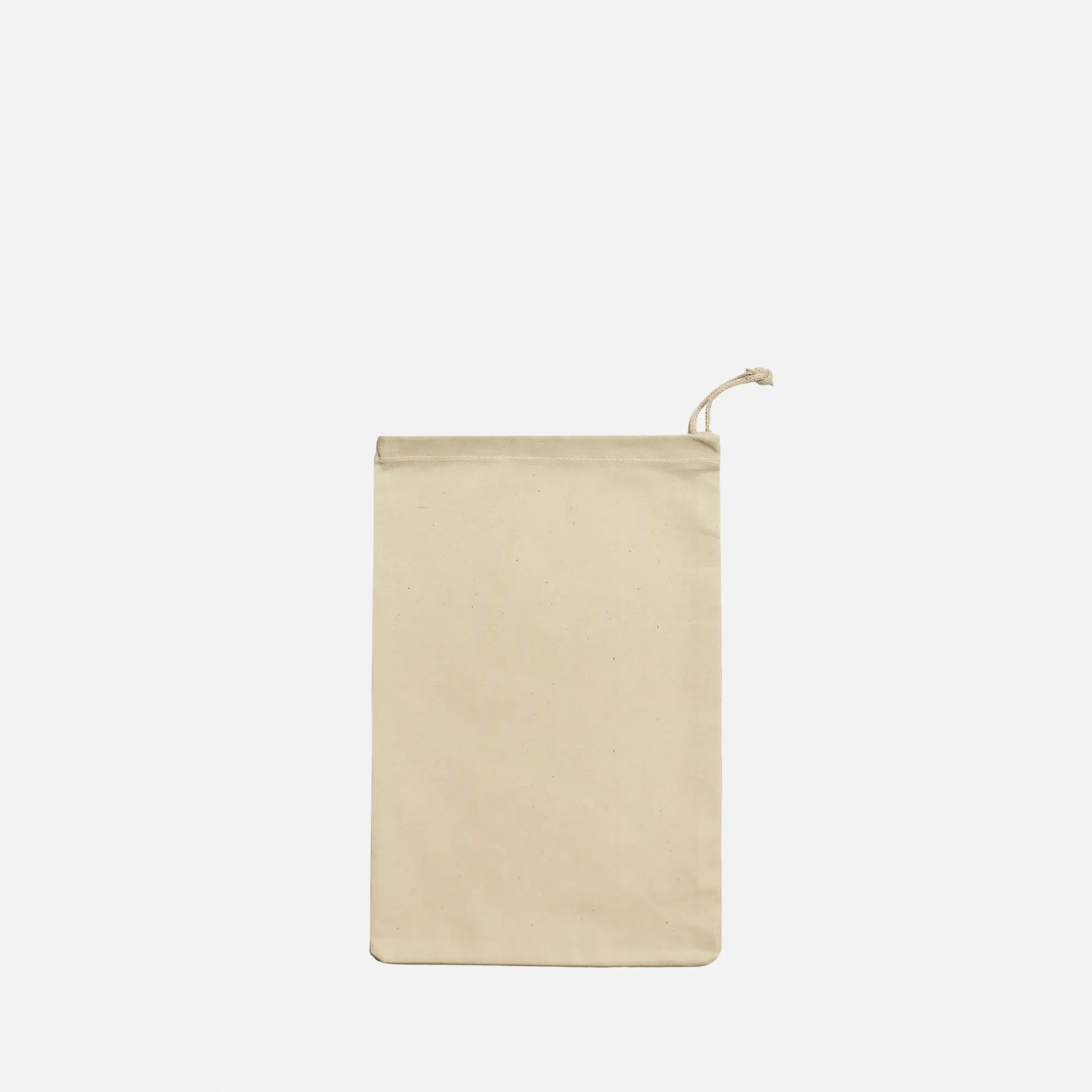 Recycled Cotton Single Drawstring Large 8x12 inches