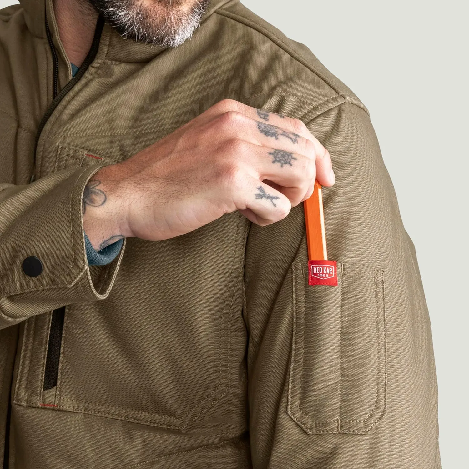 Red Kap Men's Insulated Quilted Work Jacket