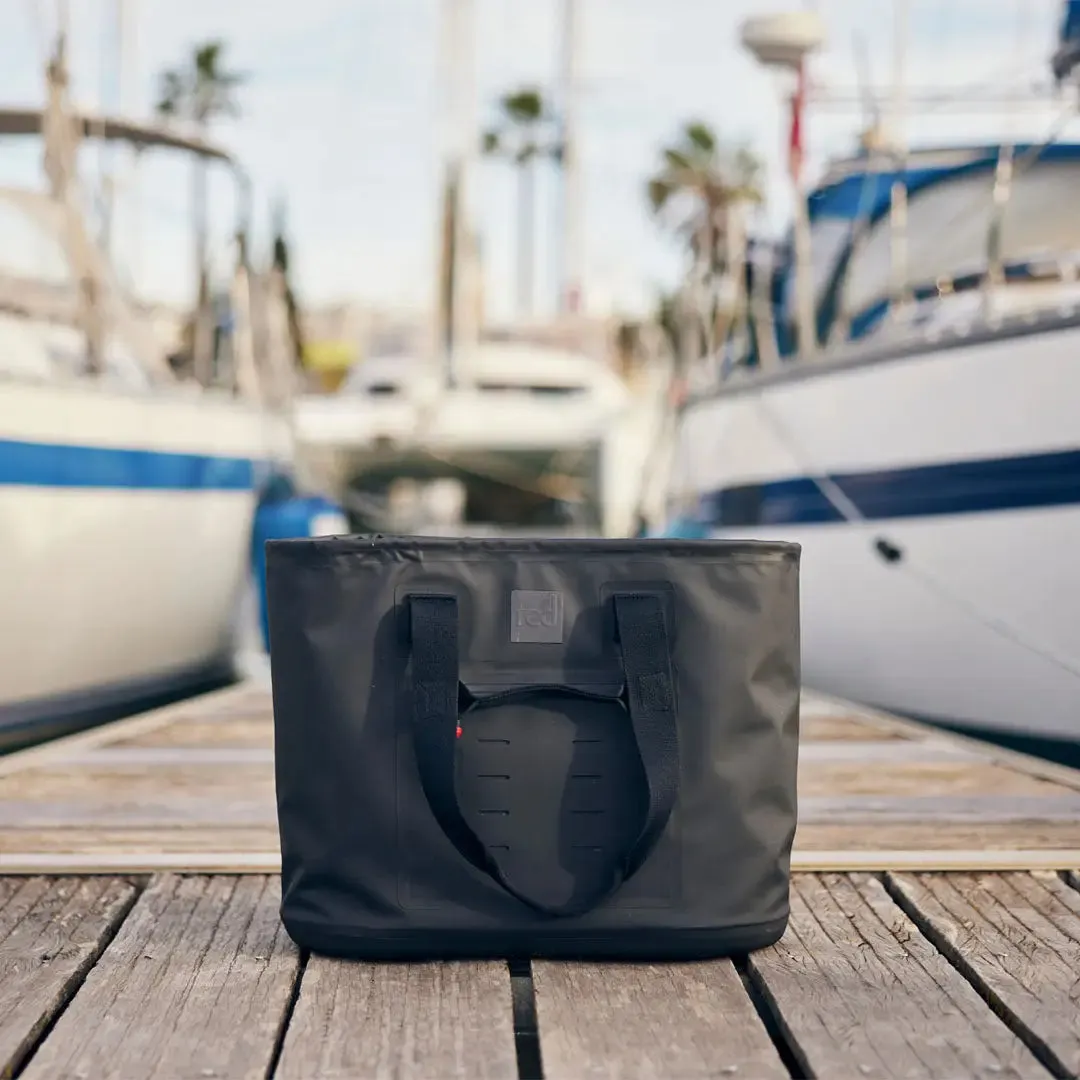Red Waterproof Tote Bag
