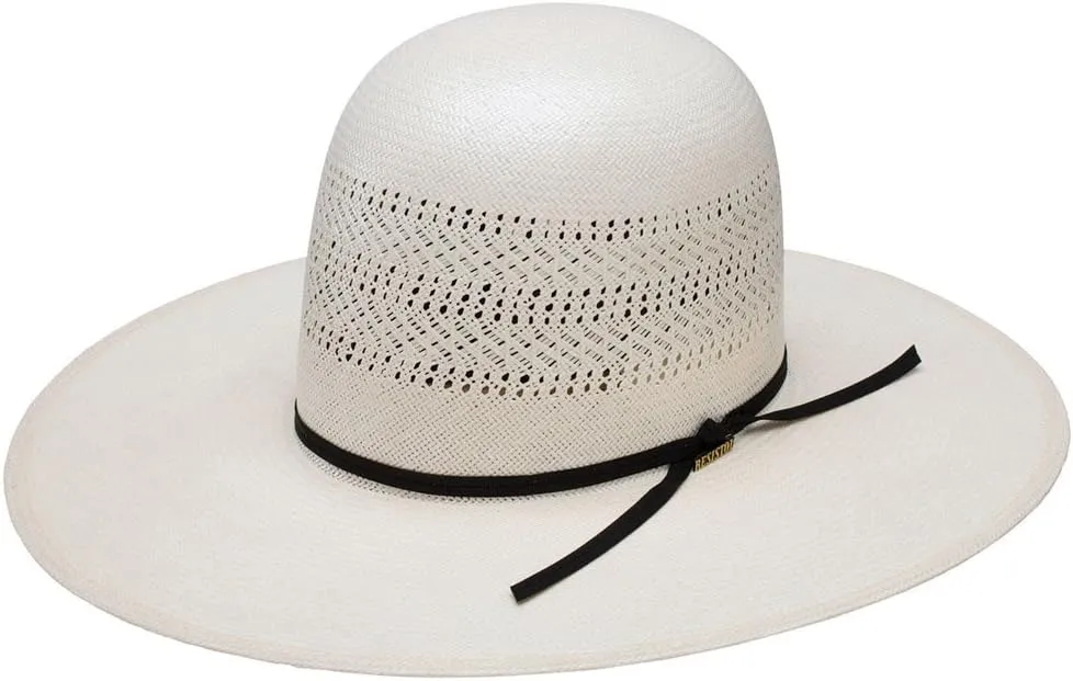 Resistol Mens RSCHAS-594281 20X Chase 4 1/4 Birm Precreased Straw Hat 71/4 Ivory