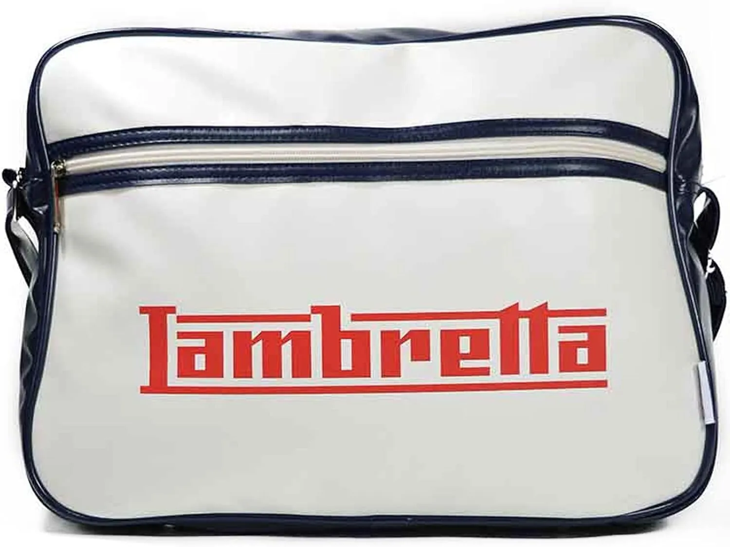 Retro Flight Cross Body Satchel Bag Navy/White