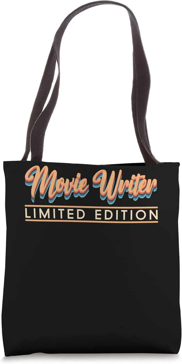 Retro Inspired Movie Writer Limited Edition Job Title Tote Bag