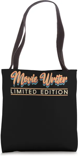 Retro Inspired Movie Writer Limited Edition Job Title Tote Bag