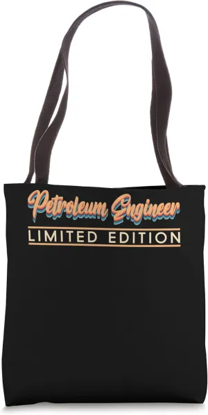 Retro Inspired Petroleum Engineer Limited Edition Job Title Tote Bag