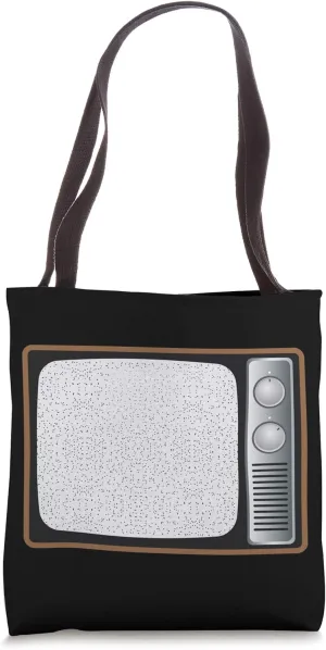 Retro Old TV Static Unique Novelty Cool Vintage Lover Gift Tote Bag
