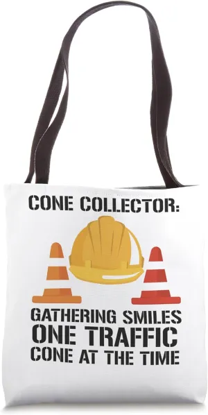 Road Highway Freeway Worker Construction Asphalt Worker Tote Bag